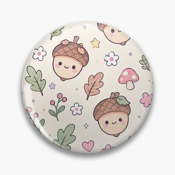 Item preview, Kawaii Acorn Friends Pattern designed and sold by Soft Berry Studio.