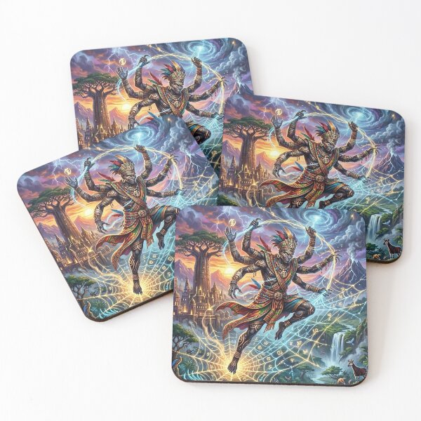 Item preview, Anansi African Trickster Spirit | Fantasy Art designed and sold by Artsy Universe.