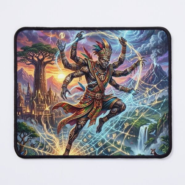 Item preview, Anansi African Trickster Spirit | Fantasy Art designed and sold by Artsy Universe.