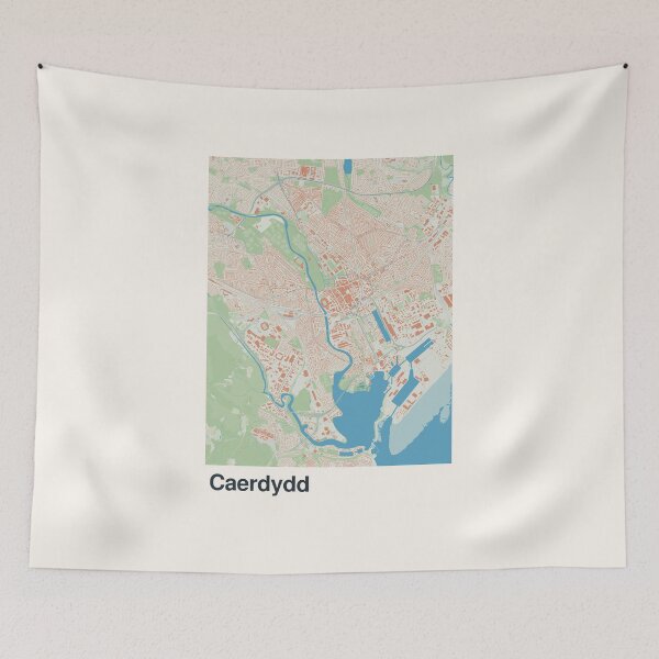 Item preview, Cardiff Minimalistic Map Art designed and sold by MapsNerd.