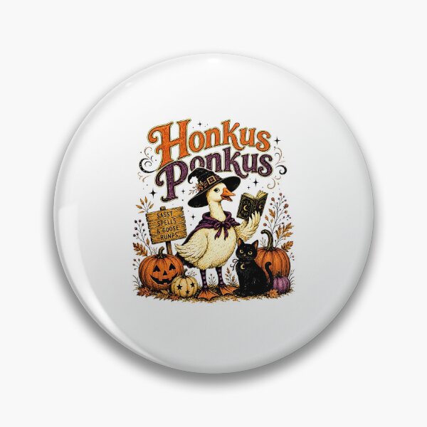 Item preview, Honkus Ponkus Funny Halloween Witch Goose Vintage designed and sold by Rahamkshop.
