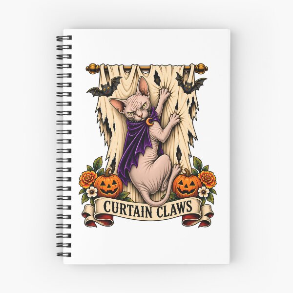 Item preview, Curtain Claws Horror Tattoo designed and sold by Old's Cool Cat Studio.