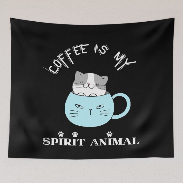 Item preview, Coffee Is My Spirit Animal. designed and sold by Dinasshop.