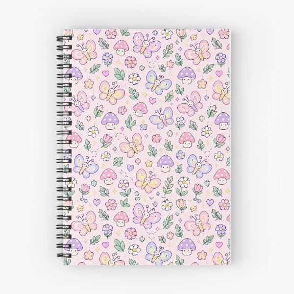 Item preview, Kawaii Butterfly Forest Pattern designed and sold by Soft Berry Studio.