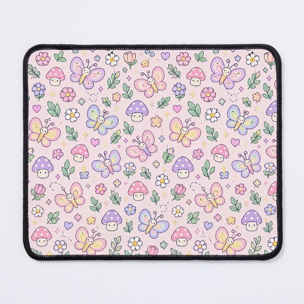 Item preview, Kawaii Butterfly Forest Pattern designed and sold by Soft Berry Studio.