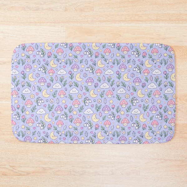 Item preview, Kawaii Moonlit Forest Pattern designed and sold by Soft Berry Studio.