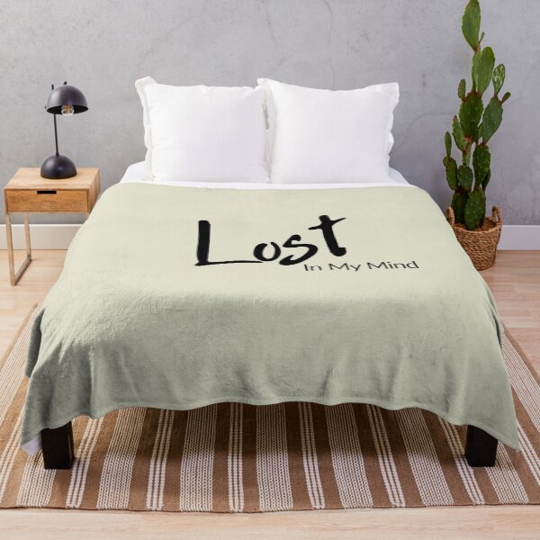 Item preview, Lost In My Mind Minimalist Aesthetic Typography Quote designed and sold by Fine-Arts-Lab.