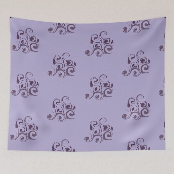 Item preview, Abstract Lavender Swirls - Muted Purple Liquid Marble Pattern designed and sold by CaramelCo.