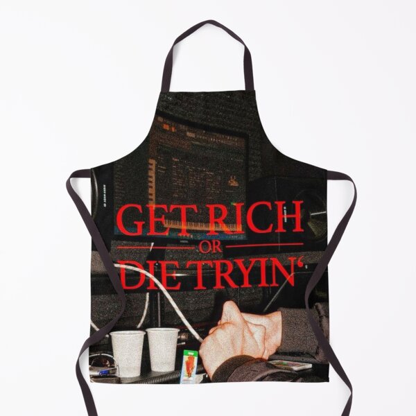Item preview, Get Rich or Die Tryin Motivational Hustle Quote designed and sold by Manga Mouth Piece .