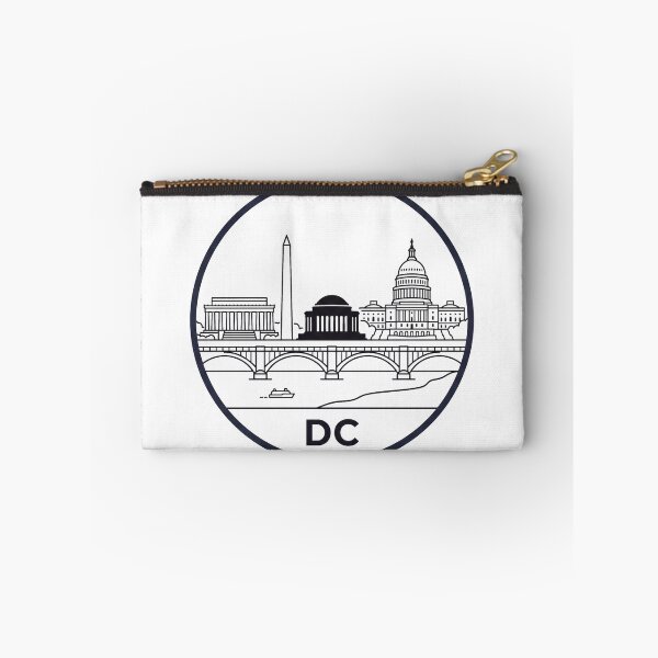 Item preview, Washington DC Skyline Badge - Minimalist Washington District of Columbia designed and sold by KMKDesignStudio.