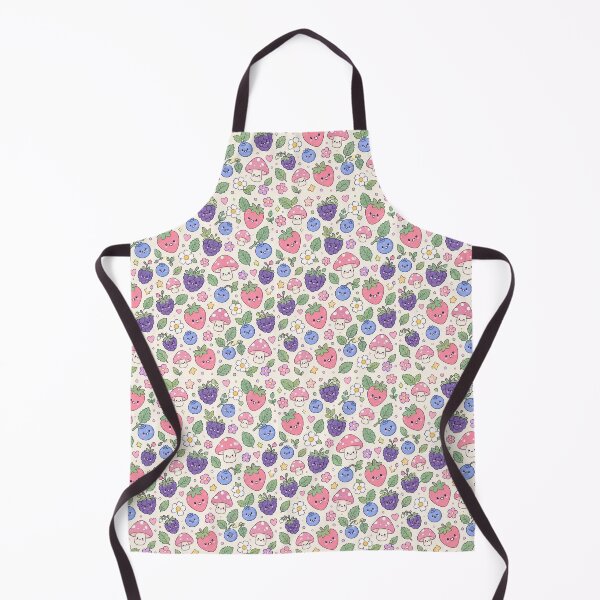 Item preview, Kawaii Berry Forest Pattern designed and sold by Soft Berry Studio.