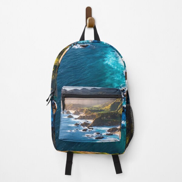 Item preview, Wild Pacific Coast – Turquoise Ocean, Rugged Cliffs & Mountain Beach designed and sold by IRON SIREN.