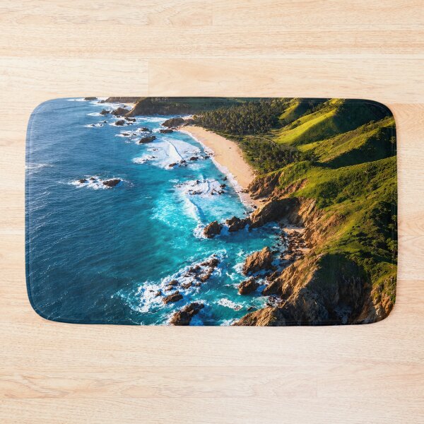 Item preview, Wild Pacific Coast – Turquoise Ocean, Rugged Cliffs & Mountain Beach designed and sold by IRON SIREN.