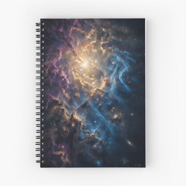 Item preview, Celestial Radiance – Golden Stellar Nursery Nebula designed and sold by OandSDesigns23.