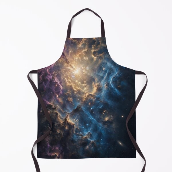 Item preview, Celestial Radiance – Golden Stellar Nursery Nebula designed and sold by OandSDesigns23.