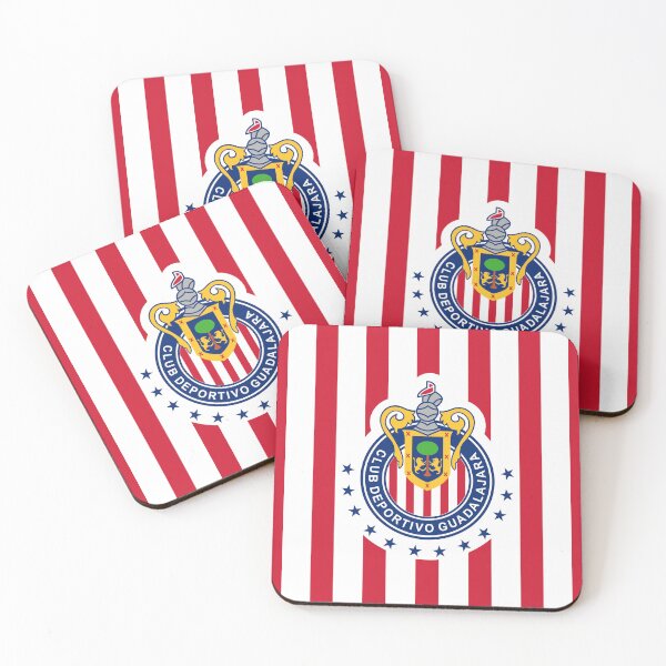 Item preview, Guadalajara Football Club Crest | Red and White Mexican Soccer Design designed and sold by Lifer Art and Design.