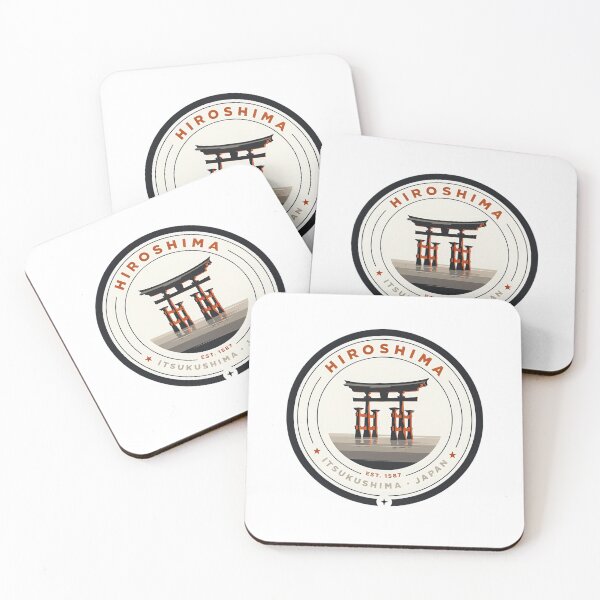 Item preview, Hiroshima Torii Gate Crest — Circular Badge Logo designed and sold by Shutter-Dragon.