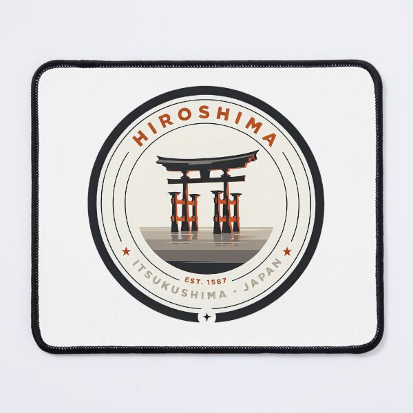 Item preview, Hiroshima Torii Gate Crest — Circular Badge Logo designed and sold by Shutter-Dragon.
