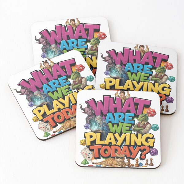 Item preview, What Are We Playing Today - Funny RPG Tabletop Gaming designed and sold by KMKDesignStudio.