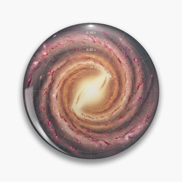 Item preview, Milky Way Stars Orange Coral Pink Space poster  designed and sold by starstudded.