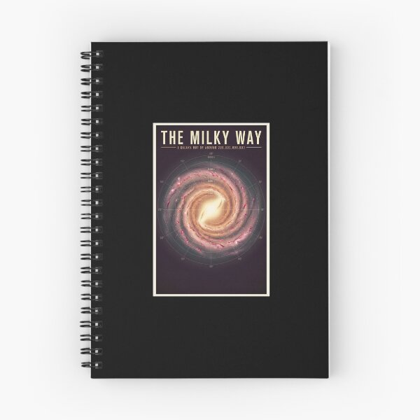 Item preview, Milky Way Stars Orange Coral Pink Space poster  designed and sold by starstudded.