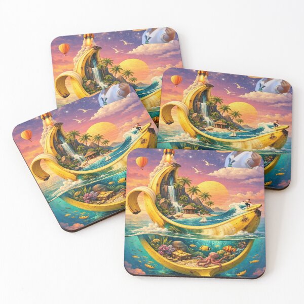 Item preview, THE BANANA BEACH designed and sold by ARTSBYSREMONTHO.