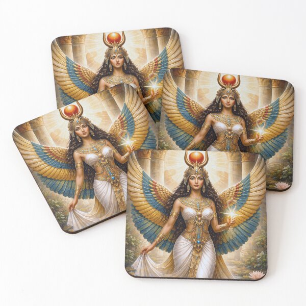 Item preview, Isis Goddess – Egyptian Mythology Painting designed and sold by GalleryKauffeld.