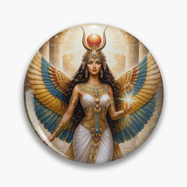 Item preview, Isis Goddess – Egyptian Mythology Painting designed and sold by GalleryKauffeld.