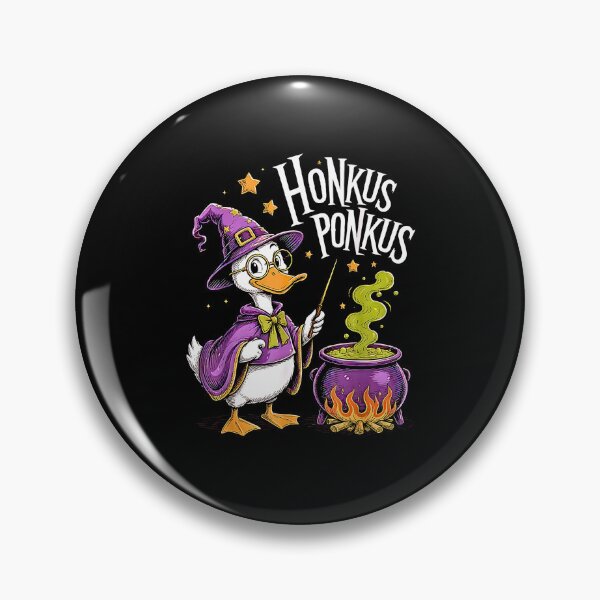 Item preview, Honkus Ponkus Funny Halloween Witch Goose Vintage designed and sold by Rahamkshop.