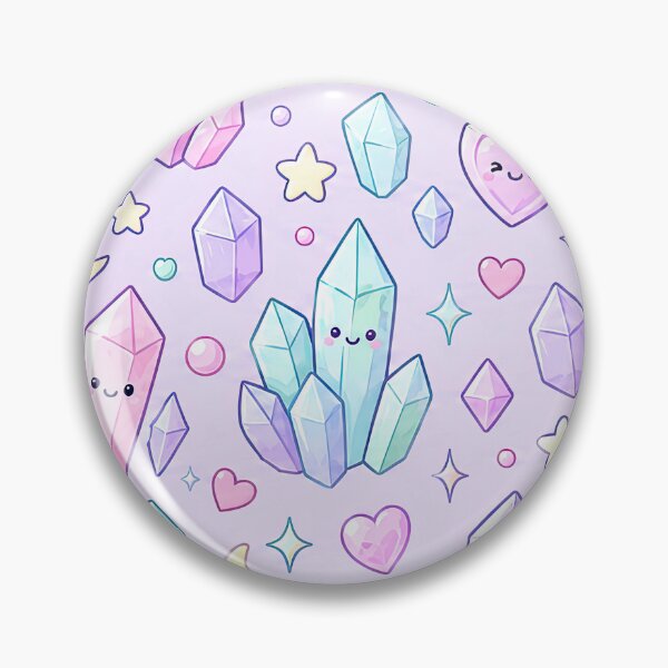 Item preview, Kawaii Magic Crystal Pattern designed and sold by Soft Berry Studio.