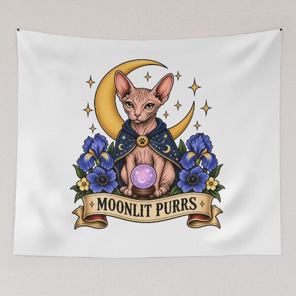 Item preview, Copy of Cosmic Paws Cat Tattoo Style designed and sold by Old's Cool Cat Studio.