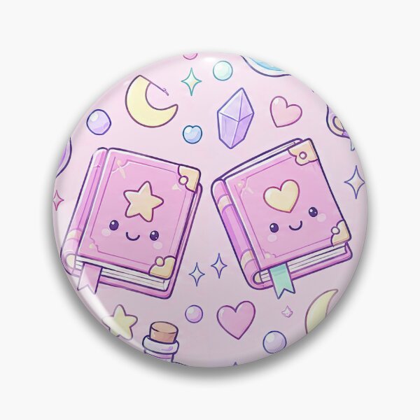 Item preview, Kawaii Magic Spellbook Pattern designed and sold by Soft Berry Studio.