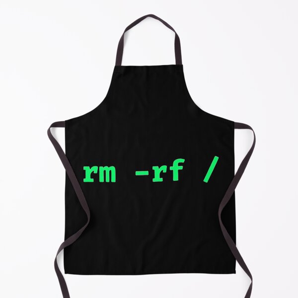 Artikelvorschau, Lustiges T-Shirt mit dem Terminalbefehl „rm -f“ – das perfekte Geschenk für Entwickler und Systemadministratoren entworfen und verkauft von cybertreat.
