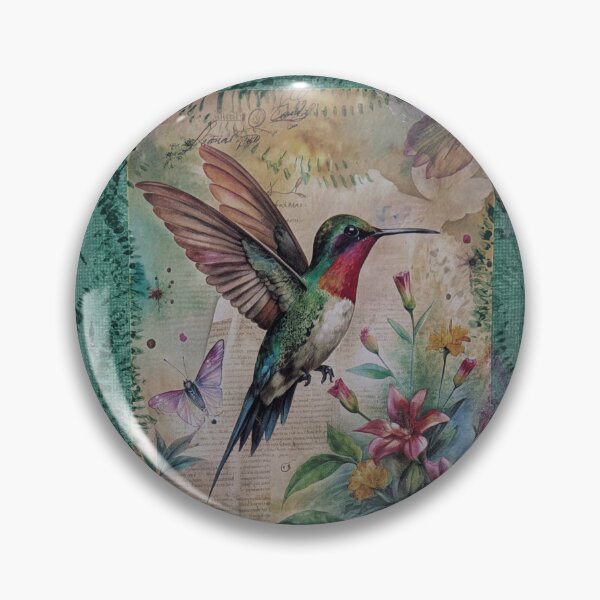 Item preview, Emerald Hummingbird designed and sold by Saraswati108.