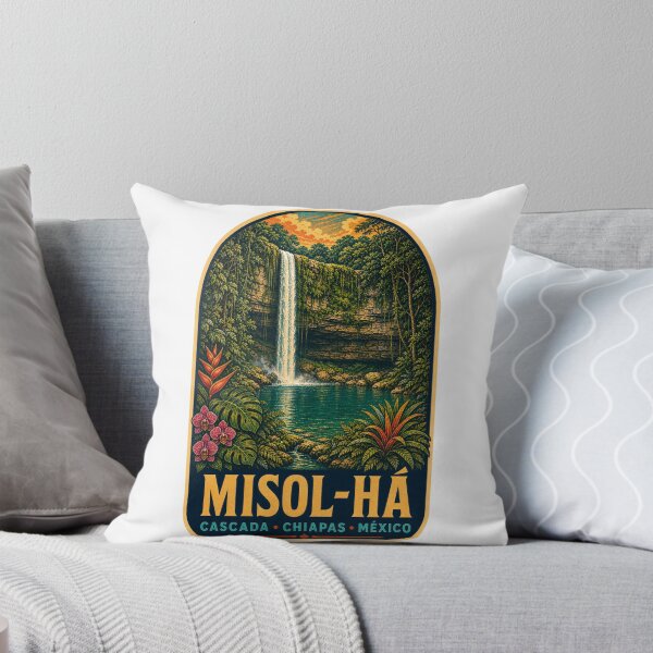 Item preview, Misol-Há Waterfall Chiapas Mexico designed and sold by BeachWhisper.