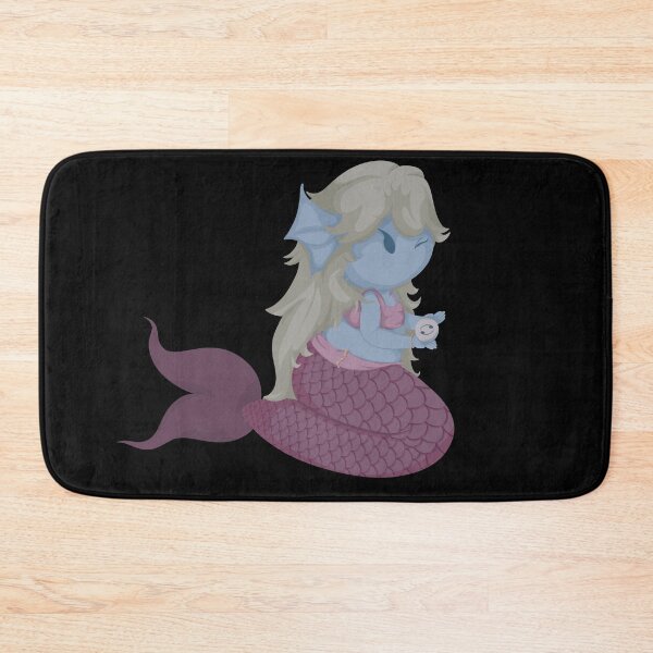 Item preview, Cute Cozy Mermaid Zodiac Cancer Chibi Illustration  designed and sold by Nanarteando.