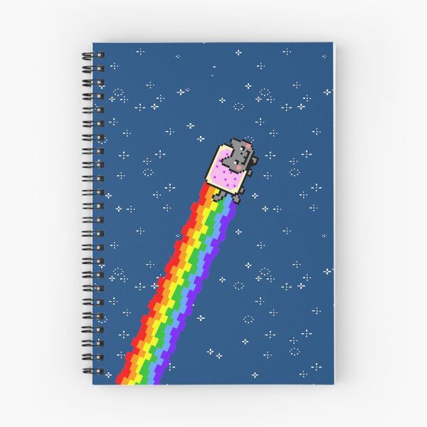 Artikelvorschau, Nyan Cat Pixel Art Rainbow Retro Internet V4 entworfen und verkauft von TrxshWear.