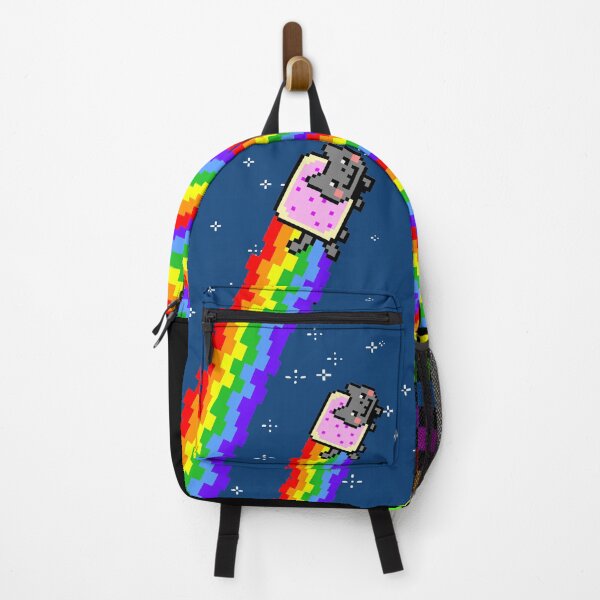 Item preview, Nyan Cat Pixel Art Rainbow Retro Internet V4 designed and sold by TrxshWear.