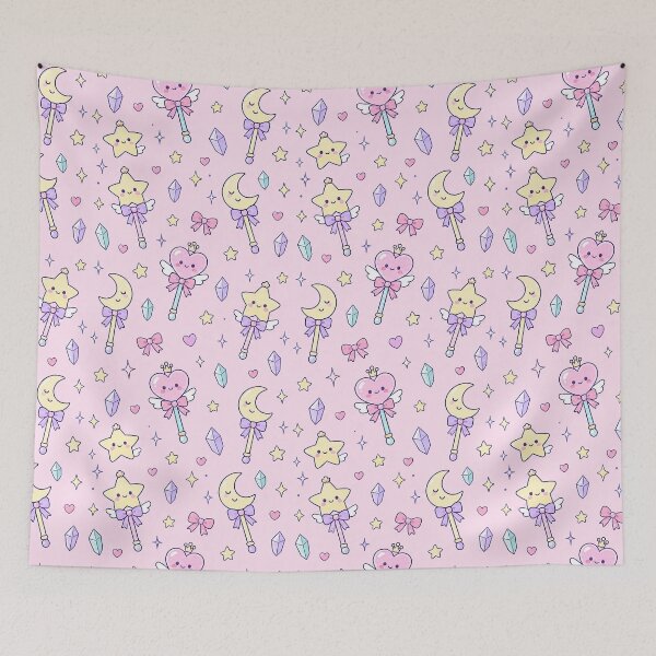 Item preview, Kawaii Magic Wand Pattern designed and sold by Soft Berry Studio.