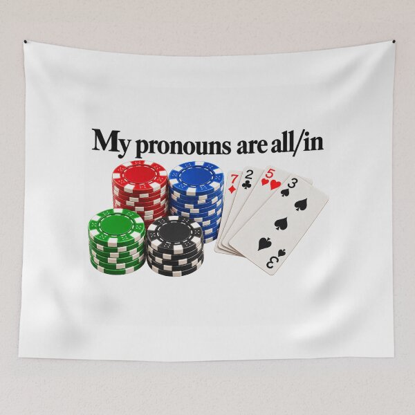 Item preview, My Pronouns Are All/in designed and sold by JeyVel.