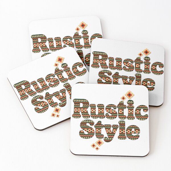 Item preview, Rustic Style Folk Pattern Typography designed and sold by DansCreations42.
