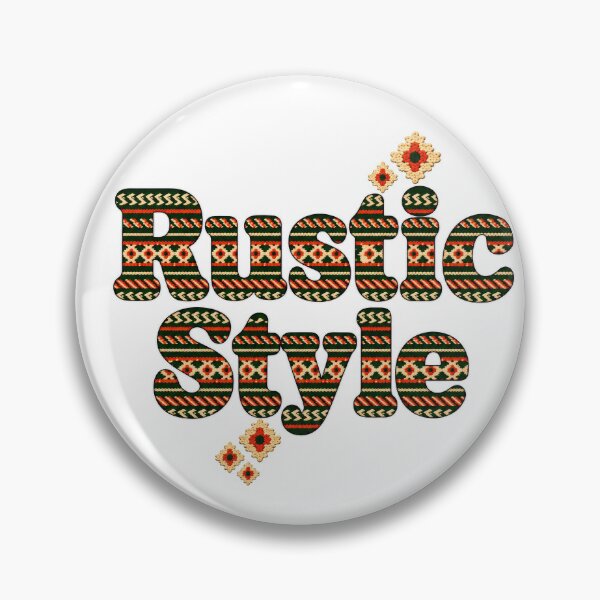 Item preview, Rustic Style Folk Pattern Typography designed and sold by DansCreations42.