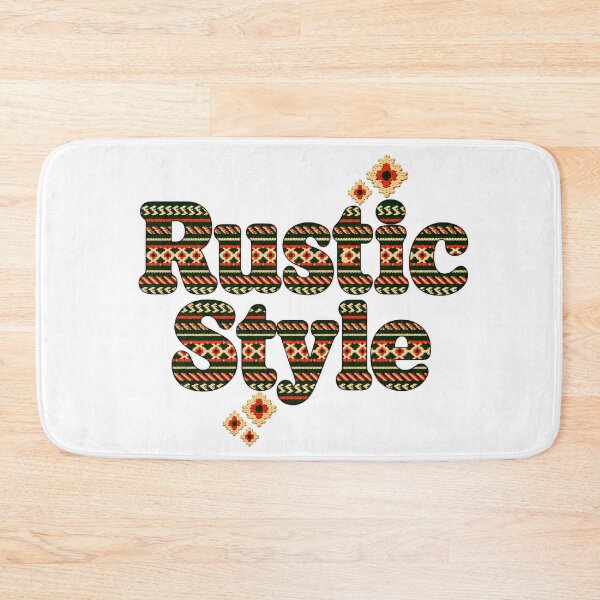 Item preview, Rustic Style Folk Pattern Typography designed and sold by DansCreations42.