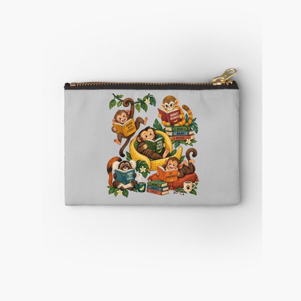 Item preview, Go Bananas for Books – Funny Monkey Reading Club designed and sold by NinaCreator.