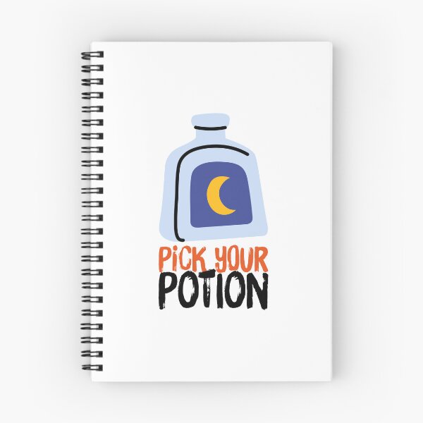 Item preview, Pick Your Potion Hand Drawn Magic Bottle designed and sold by Panna Limon Store.