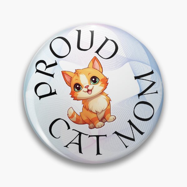 Item preview, Proud Cat Mom Cute Ginger Kitten Graphic designed and sold by KMKDesignStudio.