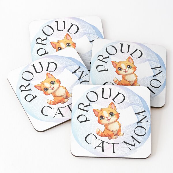 Item preview, Proud Cat Mom Cute Ginger Kitten Graphic designed and sold by KMKDesignStudio.