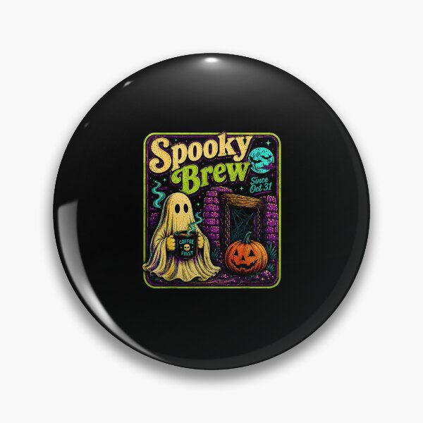 Item preview, Ghostly Roast Halloween Coffee Ghost Vintage Spooky Season  designed and sold by Rahamkshop.