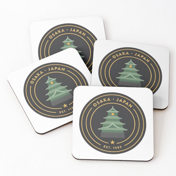 Item preview, Osaka Castle Crest — Circular Badge Logo designed and sold by Shutter-Dragon.