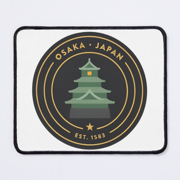Item preview, Osaka Castle Crest — Circular Badge Logo designed and sold by Shutter-Dragon.